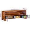 TV Spintelė Daugiaspalvė 110x30x40 Akacijos masyvo