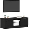 TV staliukas Televizoriaus spintelė Juodas ąžuolas 102 x 32 x 35.5 cm