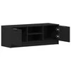 TV staliukas Televizoriaus spintelė Juodas ąžuolas 102 x 32 x 35.5 cm