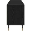 TV staliukas Televizoriaus spintelė Juodas ąžuolas 150 x 30 x 44,5 cm