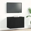 TV spintelė, juodo ąžuolo spalvos, 60x30x41 cm, inžinerinė mediena