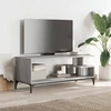 TV staliukas TV spintelė, pilka, 102x40x41cm, apdirbta mediena ir plienas