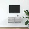 TV staliukas TV spintelė, pilka ąžuolo, 60x31x25,5 cm, apdirbta mediena