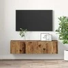 TV staliukas TV spintelių komplektas 2 pcs Įvairiaspalvis 60 x 30 x 30 cm
