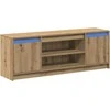 TV staliukas TV vienetai 139,5 x 34 x 50 cm Ruda Apdirbta mediena