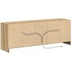 TV staliukas TV vienetai 139,5 x 34 x 50 cm Ruda Apdirbta mediena