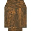 TV staliukas TV spintelė su LED apšvietimu, dūminio ąžuolo, 160x35x40cm