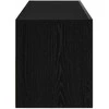 TV staliukas Televizoriaus spintelė Juodas ąžuolas 90 x 35 x 40 cm