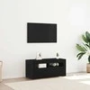 TV staliukas Televizoriaus spintelė Juodas ąžuolas 90 x 35 x 40 cm