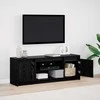 TV staliukas TV vienetai 139,5 x 34 x 50 cm Juoda Apdirbta mediena