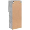 TV staliukas TV spintelė su LED lemputėmis, betono pilka, 40,5x30x102cm