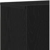 TV staliukas TV spintelės, 2 vnt., juodo ąžuolo spalvos, 120x30x41 cm, inžinerinė mediena