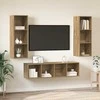 TV staliukas TV spintelių komplektas 3 pcs Amatininkų ąžuolas