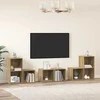 TV staliukas TV spintelių komplektas 6 pcs Amatininkų ąžuolas