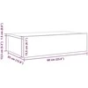 TV staliukas TV spintelės su LED lemputėmis, 2 vnt., juodo ąžuolo spalvos, 60x35x15,5 cm