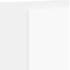 TV staliukas TV spintelės su LED lemputėmis, 2vnt., baltos, 40,5x30x90cm