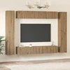 TV staliukas TV spintelių komplektas 10 vnt. 30,5 x 30 x 90 cm