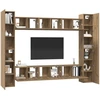 TV staliukas TV spintelių komplektas 10 vnt. 30,5 x 30 x 90 cm