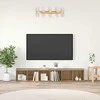 TV staliukas TV spintelių komplektas 2 pcs Amatininkų ąžuolas