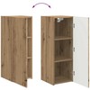 TV staliukas TV spintelių komplektas 4 pcs Amatininkų ąžuolas