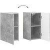 TV staliukas TV spintelių komplektas 4 pcs Betono pilka Apdirbta mediena