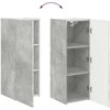 TV staliukas TV spintelių komplektas 4 pcs Betono pilka Apdirbta mediena