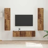 TV staliukas TV spintelių komplektas 6 vnt. 31 x 30 x 60 cm Senovinis medis