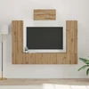 TV staliukas TV spintelių komplektas 7 vnt. Amatininkų ąžuolas