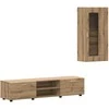 TV spintelių komplektas FLORIN 3 pcs Amatininkų ąžuolas