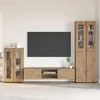 TV spintelių komplektas FLORIN 3 pcs Amatininkų ąžuolas