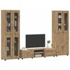 TV spintelių komplektas FLORIN 3 pcs Amatininkų ąžuolas