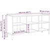 TV staliukas TV spintelių komplektas 103,5 x 30 x 50 cm Ruda