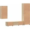 TV spintelių komplektas su stalčių FLORIN 3 pcs Sonoma ąžuolas