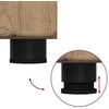 TV spintelių komplektas FLORIN 3 pcs Amatininkų ąžuolas