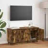 TV staliukas Televizoriaus spintelė Rūkyta ąžuolas 100 x 38 x 49 cm