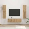TV staliukas TV spintelių komplektas 6 pcs Amatininkų ąžuolas
