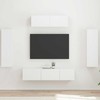 TV staliukas Televizoriaus spintelė 5 vnt. Balta