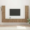 TV staliukas TV spintelių komplektas 8 pcs Amatininkų ąžuolas
