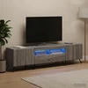TV staliukas LED televizoriaus spintelė BREDA 3 vnt. Pilka Sonoma