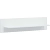 TV staliukas 5 dalių televizoriaus spintelės su LED apšvietimu, matinės juodos spalvos, inžinerinė mediena