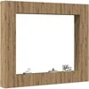 TV staliukas 8 dalių sieninis televizoriaus spintelės komplektas Artisan Oak