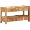 TV staliukas Televizoriaus spintelė su stalčių Ruda 83 x 33 x 46 cm