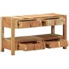 TV staliukas Televizoriaus spintelė su stalčių Ruda 83 x 33 x 46 cm