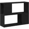 TV staliukas TV spintelių komplektas Juodas ąžuolas 80 x 24 x 63 cm
