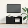 TV staliukas Televizoriaus spintelė Juodas ąžuolas 80 x 35 x 36,5 cm