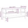 TV staliukas TV spintelių komplektas 100 x 35 x 45 cm Juodas ąžuolas