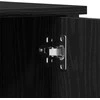 TV staliukas Televizoriaus spintelė juoda ąžuolo 100 x 40 x 50 cm
