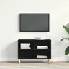 TV staliukas Televizoriaus spintelė Juodas ąžuolas 69,5 x 30 x 50 cm