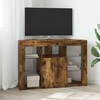 TV staliukas Kampinė LED televizoriaus spinta 100x40x68cm Rūkyta ąžuolas