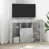 TV staliukas Kampinė LED televizoriaus spinta 100x40x68cm Betono pilka